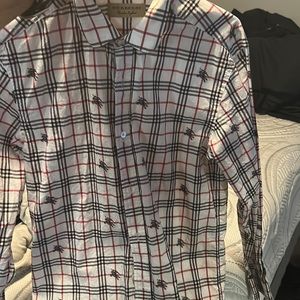 Burberry shirt used once  awesome condition great shirt